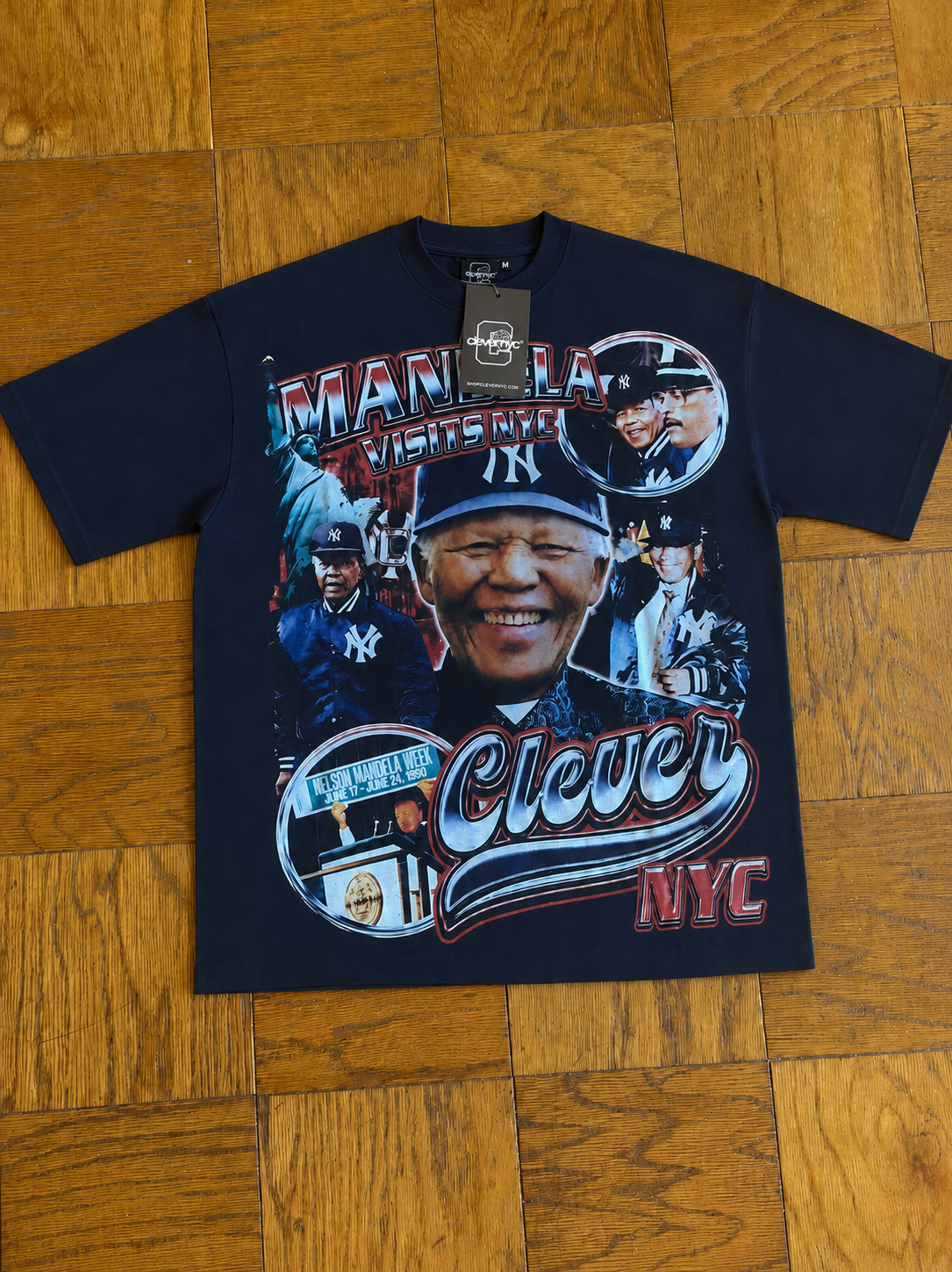 Nelson Mandela Visits NYC Tee