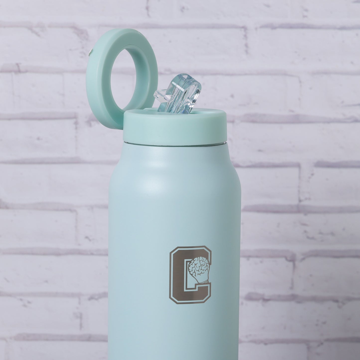 CLEVER NYC 24 OZ "drink & think" stainless steel dual insulation bottle [Hot/Cold]