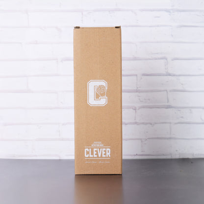 CLEVER NYC 24 OZ "drink & think" stainless steel dual insulation bottle [Hot/Cold]