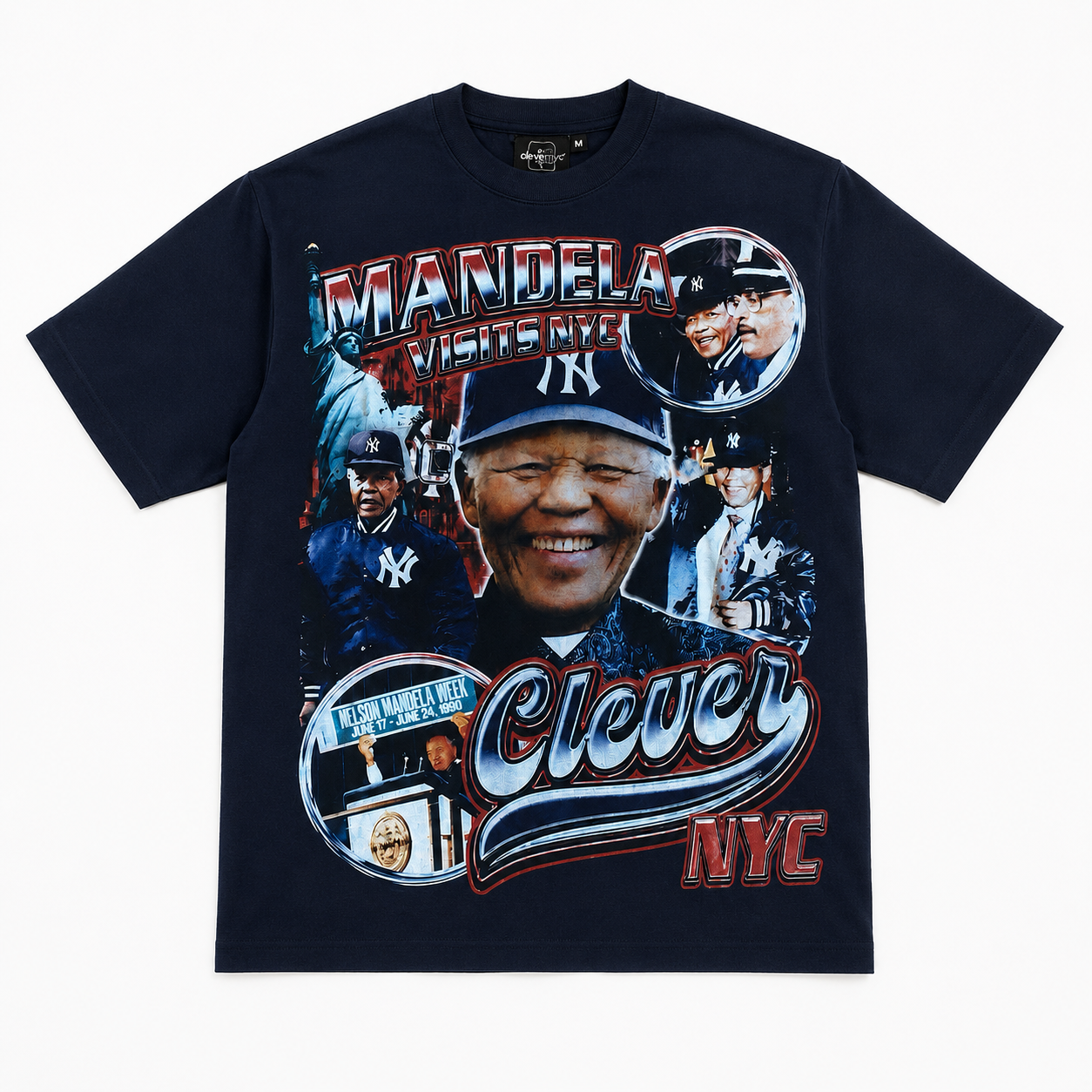 Nelson Mandela Visits NYC Tee